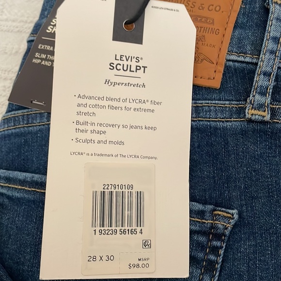 Levi’s mile high super skinny jeans - Picture 5 of 5